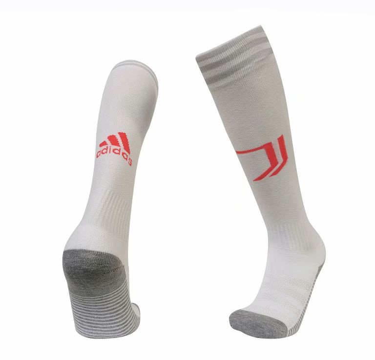 Calcetines Juventus Replica Segunda Ropa 2019/20 Blanco Gris